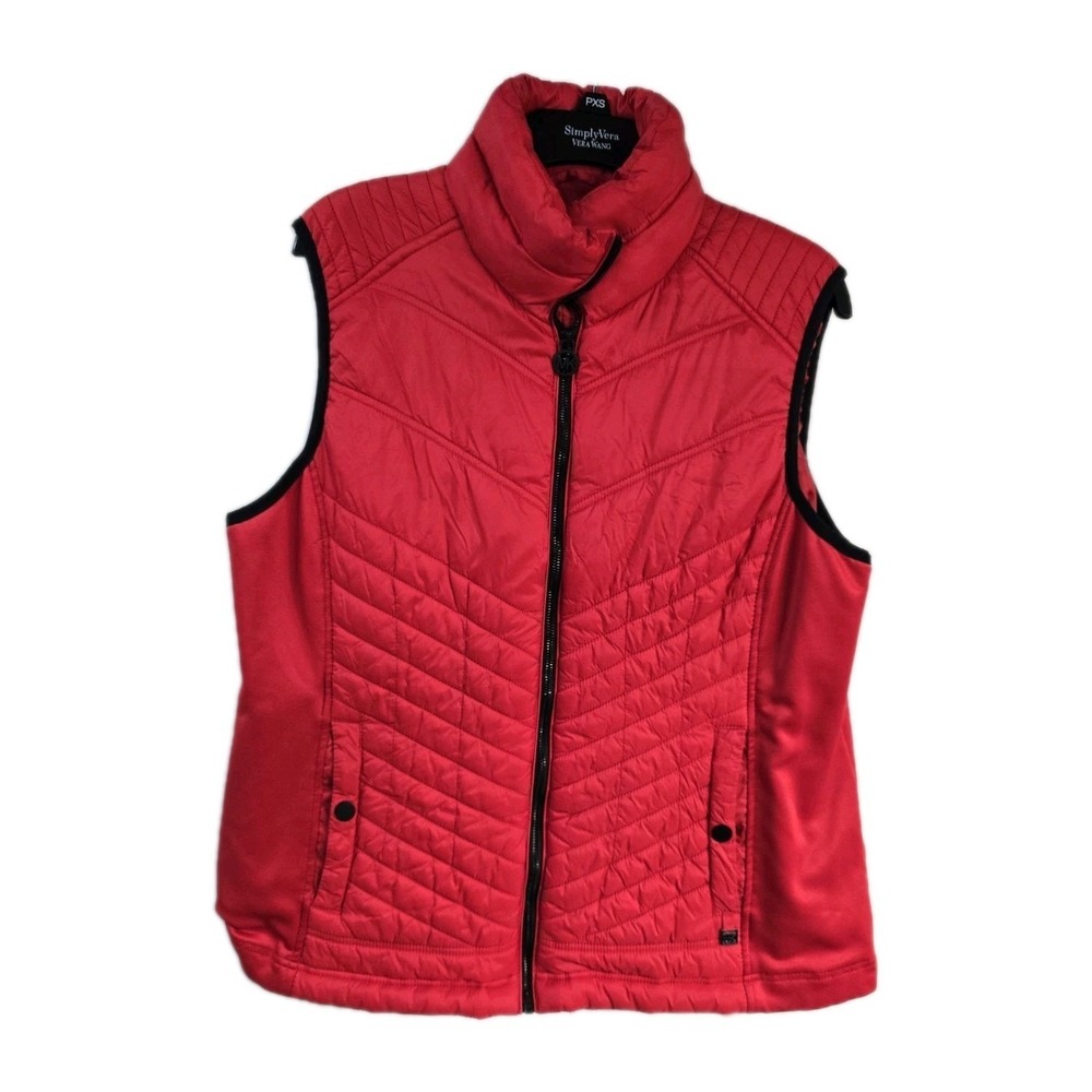 Michael Kors XL Puffer Quilted Vest Jacket Red Women's
